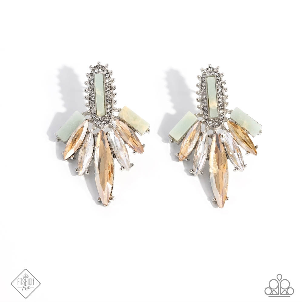 Elegant Excellence Multi Earrings Post Back Fashion Jewelry